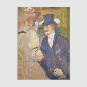 Toulouse-Lautrec - The Englishman at the Rouge Tissue Paper