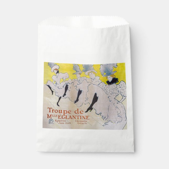 Toulouse-Lautrec - Troupe de Mlle Eglantine Favour Bags (Front)