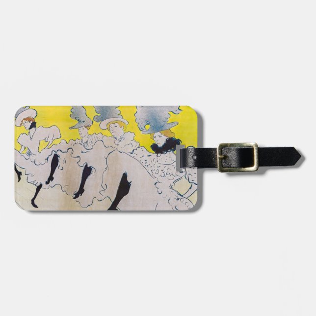 Toulouse-Lautrec - Troupe de Mlle Eglantine Luggage Tag (Front Horizontal)