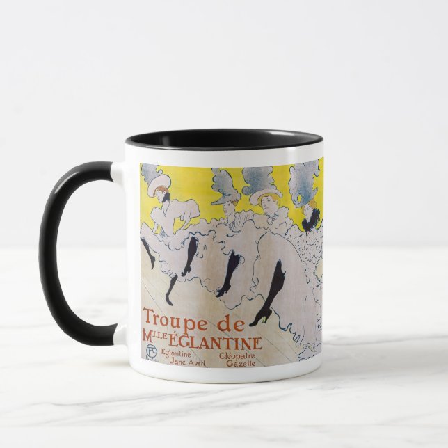 Toulouse-Lautrec - Troupe de Mlle Eglantine Mug (Left)