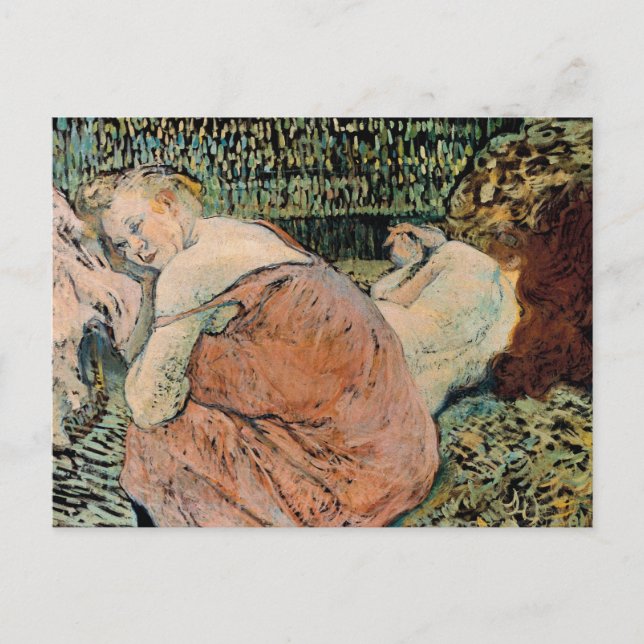 Toulouse-Lautrec: Two Friends Postcard (Front)