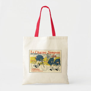 Toulouse-Lautrec - Vintage Bicycle Art Tote Bag