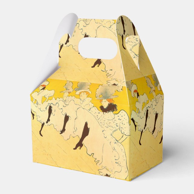 Toulouse Lautrec Yellow Dancing Girl Poster Favour Box (Front Side)