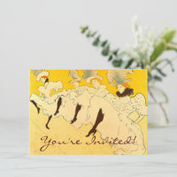 Toulouse Lautrec Yellow Dancing Girl Poster