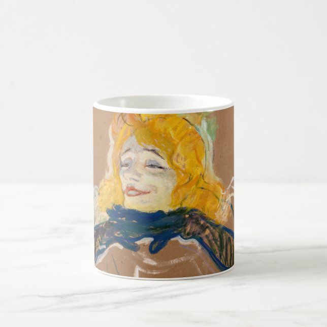 Toulouse-Lautrec - Yvette Guilbert Singing Coffee Mug (Center)