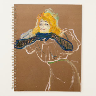 Toulouse-Lautrec - Yvette Guilbert Singing Planner