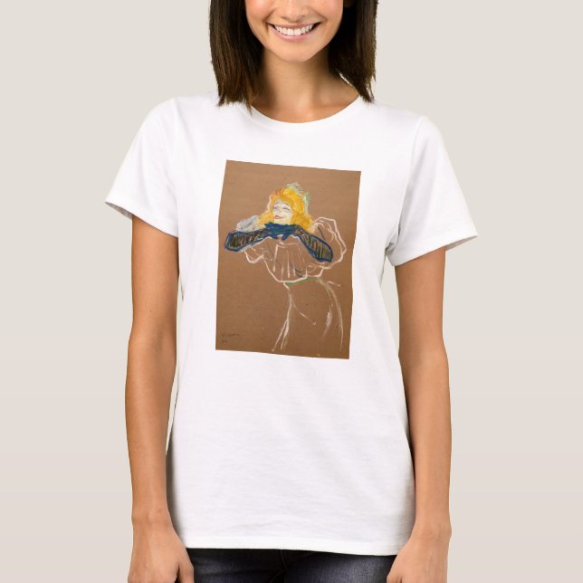Toulouse-Lautrec - Yvette Guilbert Singing T-Shirt (Front)