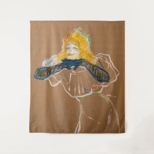 Toulouse-Lautrec - Yvette Guilbert Singing Tapestry