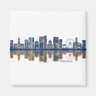Toulouse Skyline Magnet