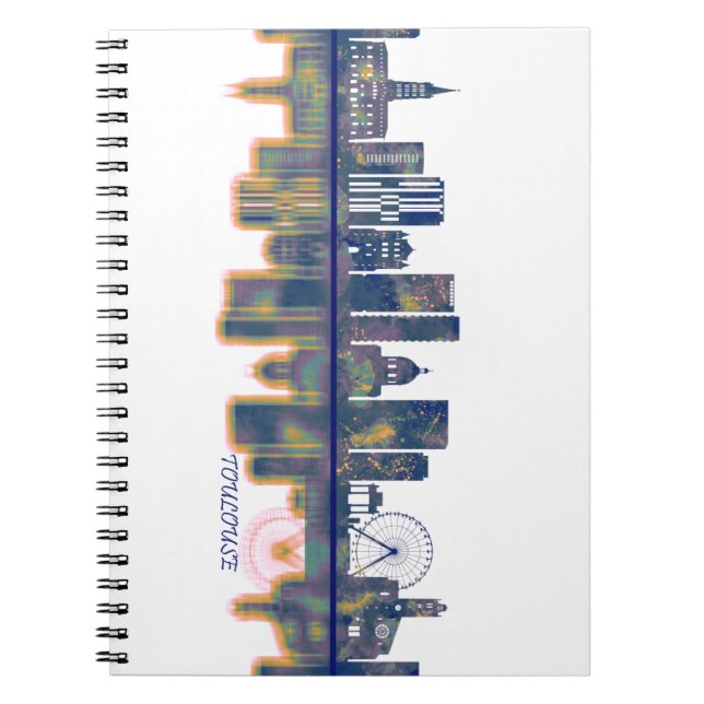 Toulouse Skyline Notebook (Front)