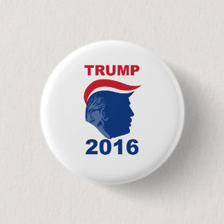 Toupee Party- Trump 2016 3 Cm Round Badge