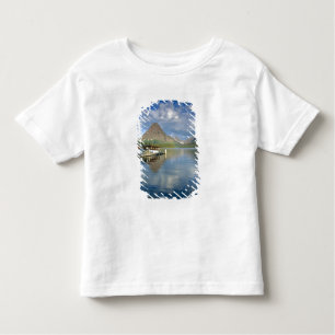 Tour Boat Docked at Two Medicine Lake in Glacier Toddler T-Shirt