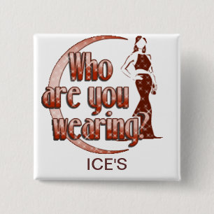 TOUR BOTTONS 15 CM SQUARE BADGE