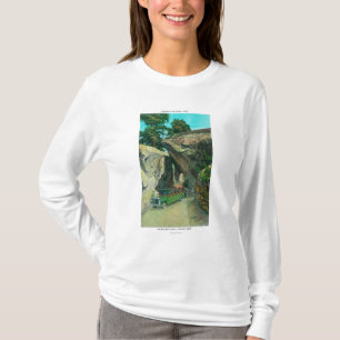 Tour Bus Under the Arch Rock on El Portal Road T-Shirt