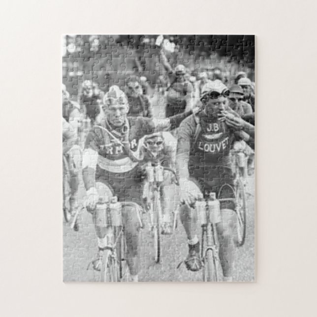 Tour De France 1920s Jigsaw Puzzle (Vertical)
