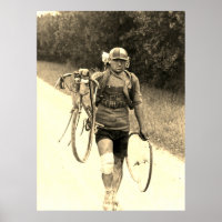 Tour de France 1928 Italian Giusto Cerutti Sepia