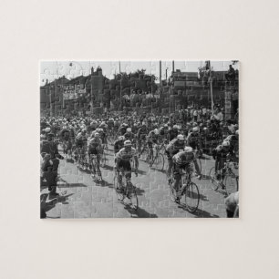 Tour de France 1962 Stage 1 Mass Start at Nancy Fr Jigsaw Puzzle