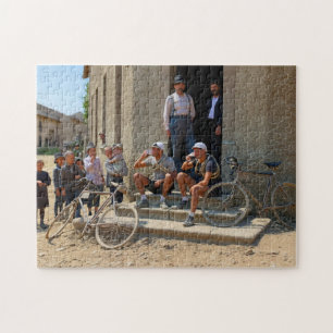 Tour de France After The Stage Beer Time 1921 Colo Jigsaw Puzzle