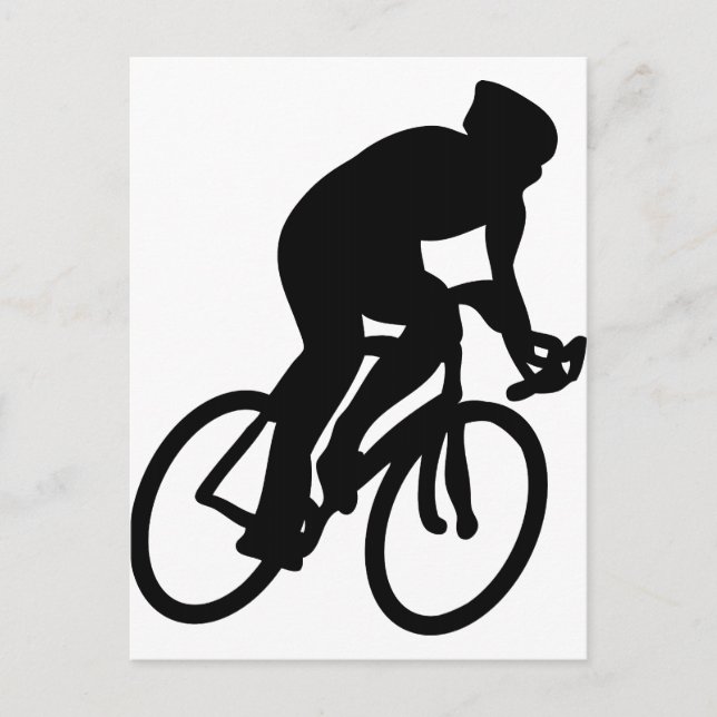 tour de france cyclist postcard (Front)