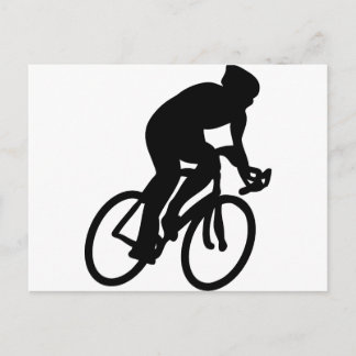 tour de france cyclist postcard