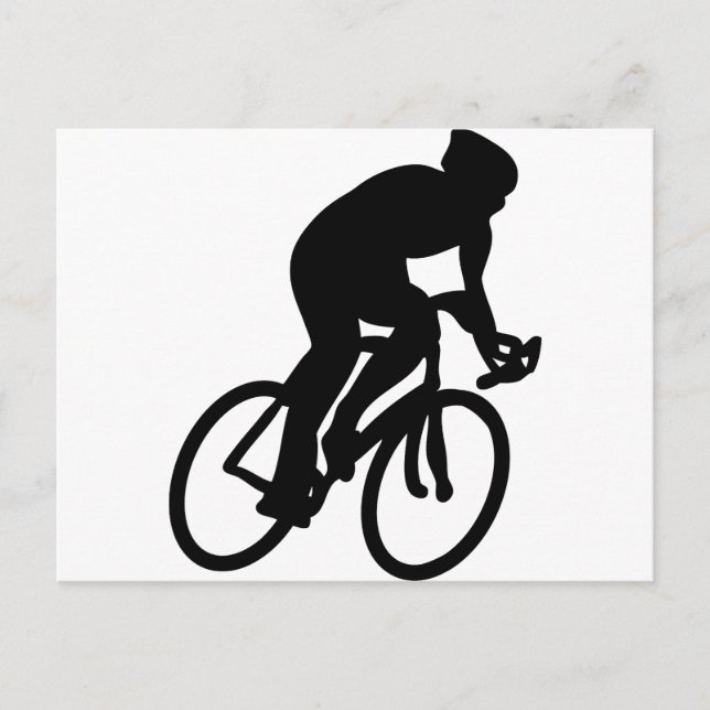 tour de france cyclist postcard (Front)