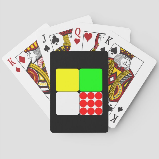 Tour de France Jerseys 3 Black Playing Cards (Back)