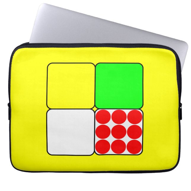 Tour de France Jerseys 3 Yellow Laptop Sleeve (Front)