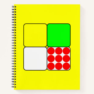 Tour de France Jerseys 3 Yellow Notebook