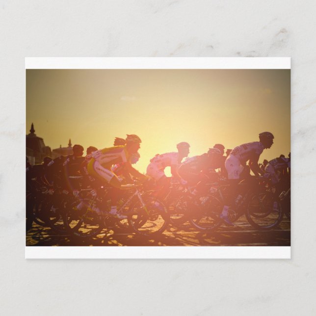 Tour De France Sunset Postcard (Front)