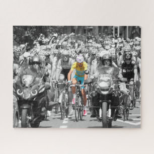 Tour de France Yellow Jersey Peloton Cycling Race Jigsaw Puzzle