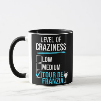 Tour De Franzia Drinking Game Mug