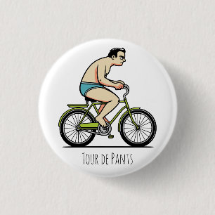 Tour de pants 3 cm round badge