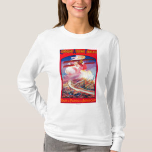 Tour De Paris, France in Aerocar PosterEurope T-Shirt