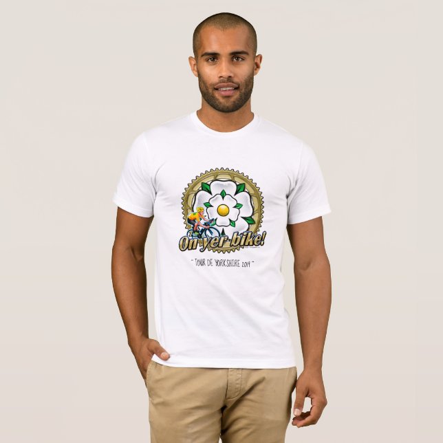 Tour de Yorkshire 2019 ‘On yer Bike’ shirt (Front Full)