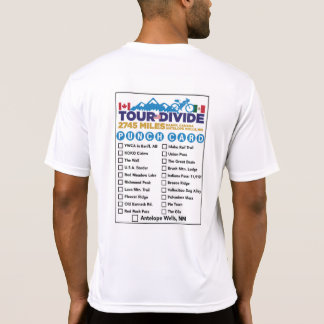 Tour Divide Punch Card T-shirt