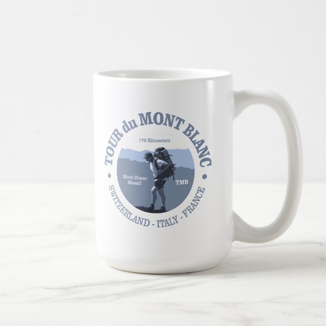 Tour du Mont Blanc Coffee Mug (Right)