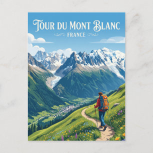 Tour du Mont Blanc France Postcard