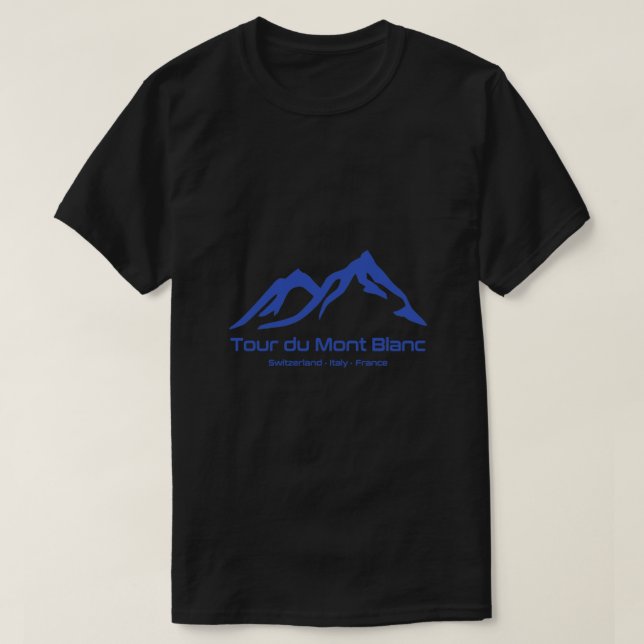 Tour du Mont Blanc Premium T-Shirt (Design Front)
