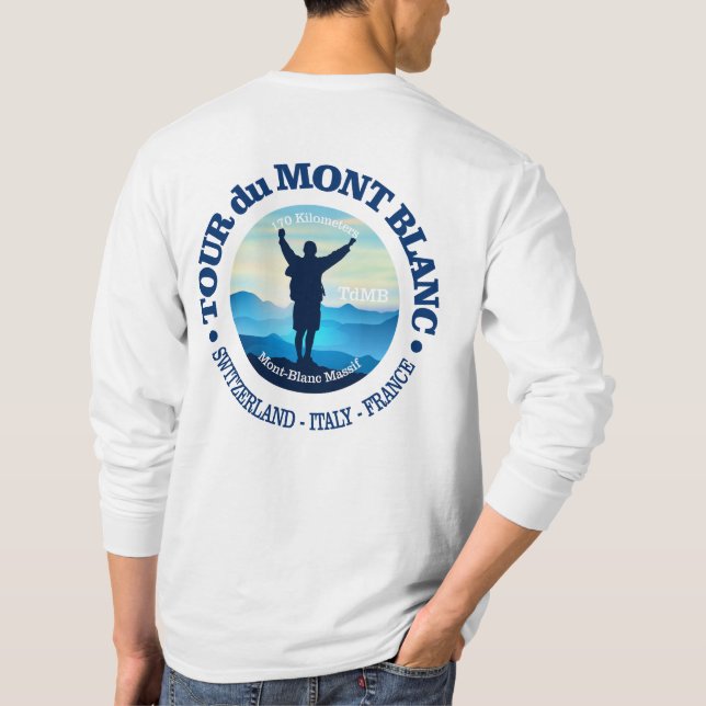 Tour du Mont Blanc (V) T-Shirt (Back)