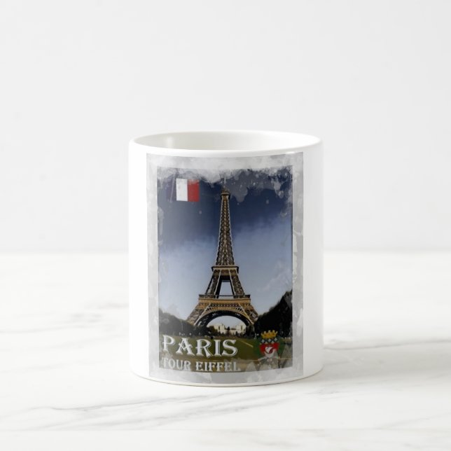 Tour Eiffel - Pari - France - Coffee Mug (Center)