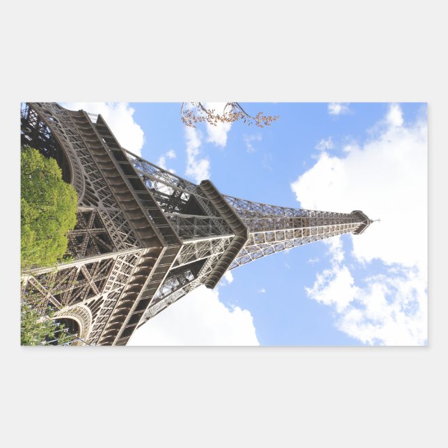 Tour Eiffel Rectangular Sticker (Front)