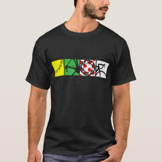 Tour France Bike Squares T-Shirt