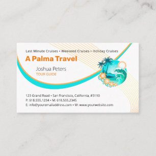 Tour Guide   Best Vacations Business Card