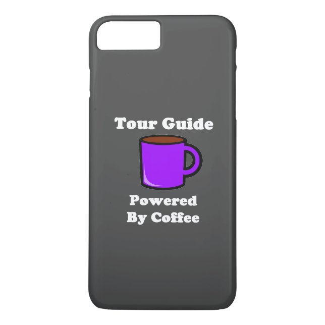 "Tour Guide" Powered by Coffee Case-Mate iPhone Case (Back)