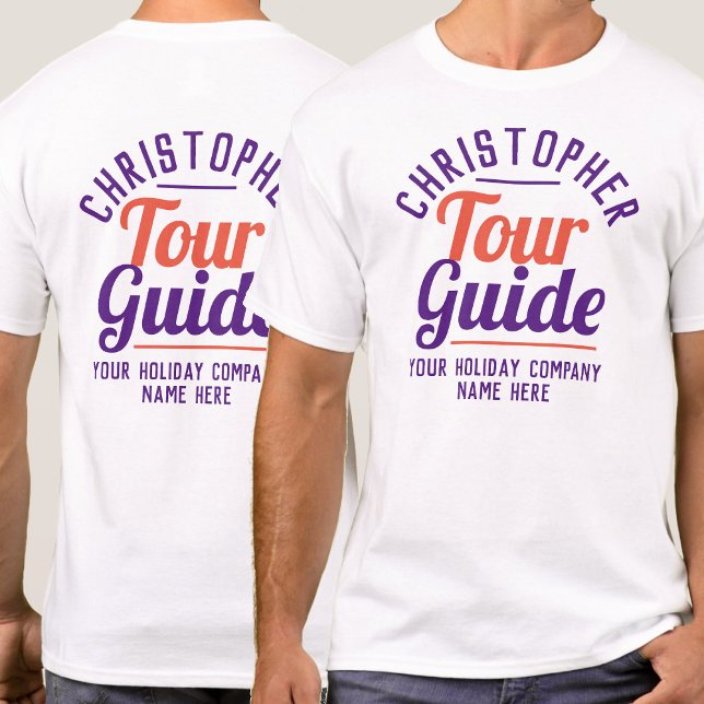 Tour Guide T-Shirt Printed Both Sides (Creator Uploaded)