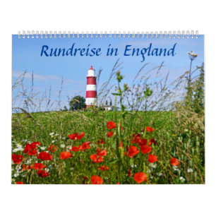 Tour in England Calendar