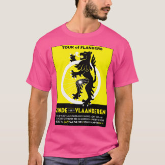 Tour Of Flanders  Vintage Bicycle Racing Advertisi T-Shirt