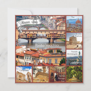 Tour of Florence, Italy Card