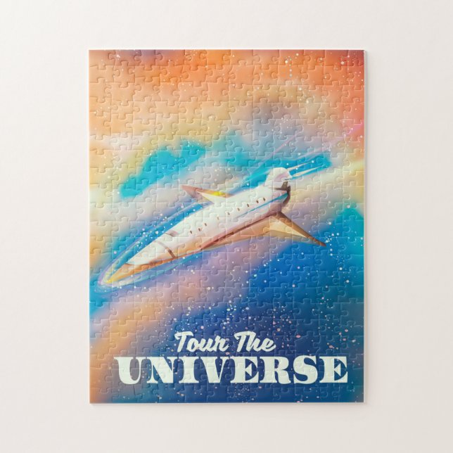 Tour the Universe space ship Jigsaw Puzzle (Vertical)