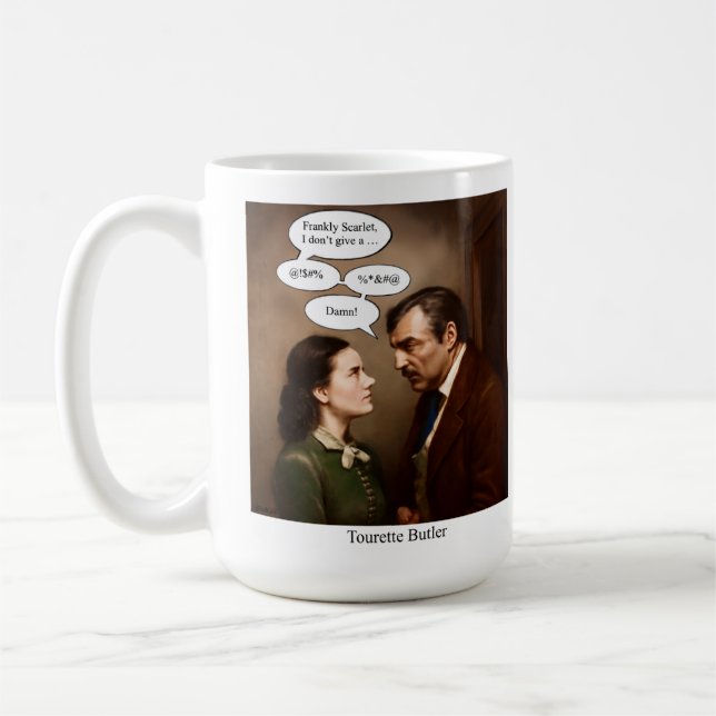 Tourette Butler Coffee Mug (Left)